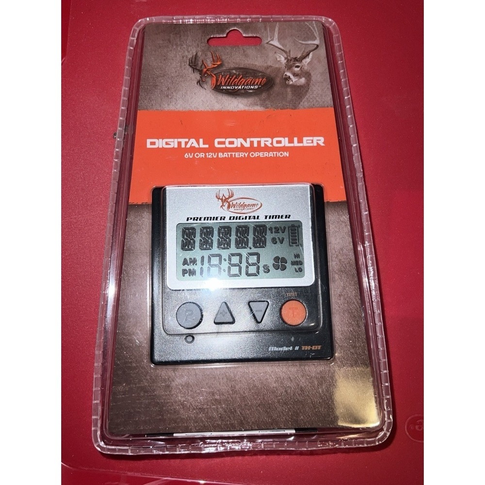 Wildgame Innovations Digital Controller Timer 6V or 12V Battery Operation TH-DT